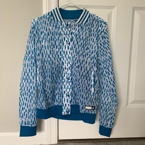 Blue and White ADIDAS ORGINIALS jacket